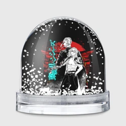 Игрушка Снежный шар Майки Токийские мстители неон лого