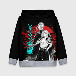 Детская толстовка 3D Майки Токийские мстители неон лого
