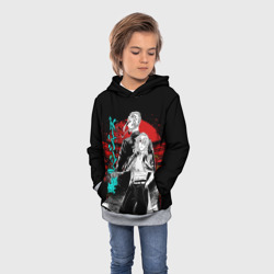 Детская толстовка 3D Майки Токийские мстители неон лого - фото 2