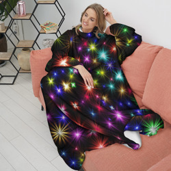 Плед с рукавами Праздничные огоньки - фото 2