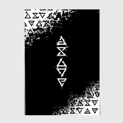 Постер Ведьмак, ведьмачьи знаки