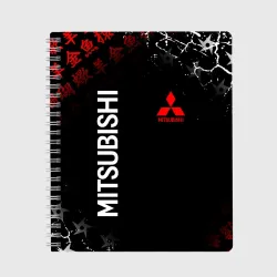 Тетрадь Mitsubishi samurai Japan style иероглифы