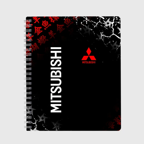 Тетрадь Mitsubishi samurai Japan style иероглифы