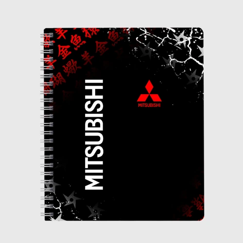 Тетрадь Mitsubishi samurai Japan style иероглифы