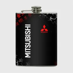 Фляга Mitsubishi samurai Japan style иероглифы