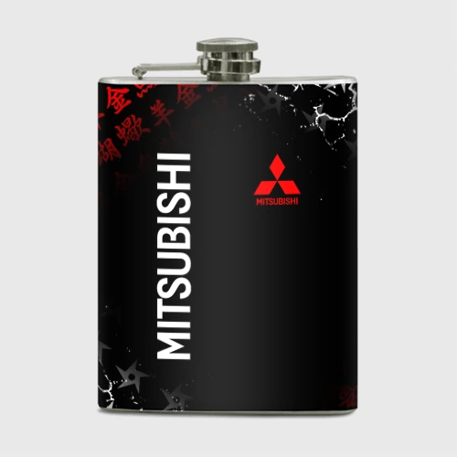 Фляга Mitsubishi samurai Japan style иероглифы