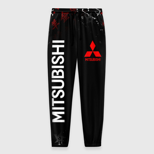 Мужские брюки 3D Mitsubishi samurai Japan style иероглифы, цвет 3D печать