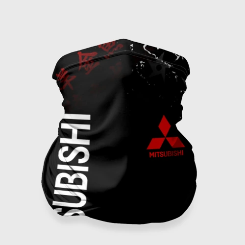 Бандана-труба 3D Mitsubishi samurai Japan style иероглифы