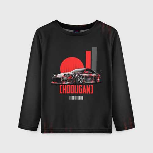 Детский лонгслив 3D Hooligan hoonigan, цвет 3D печать