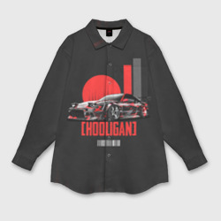 Мужская рубашка oversize 3D Hooligan hoonigan