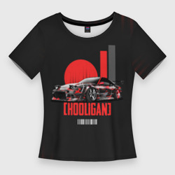 Женская футболка 3D Slim Hooligan hoonigan