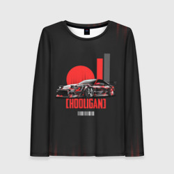 Женский лонгслив 3D Hooligan hoonigan