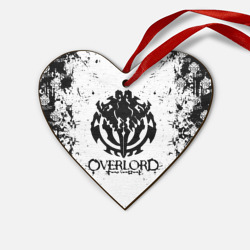 Деревянная игрушка Сердце Overlord паттерн