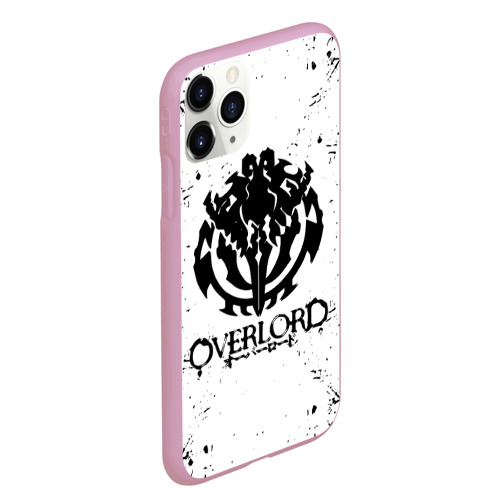 Чехол для iPhone 11 Pro Max матовый Overlord паттерн, цвет розовый - фото 3