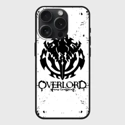 Чехол силиконовый для Apple iPhone 15 Pro матовый Overlord паттерн
