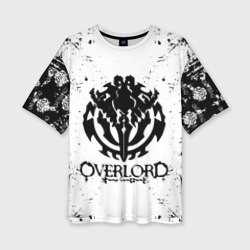 Женская футболка oversize 3D Overlord паттерн