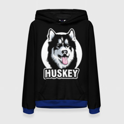 Женская толстовка 3D Собака Хаски Husky