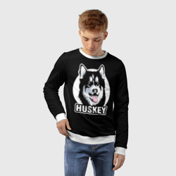 Детский свитшот 3D Собака Хаски Husky - фото 2