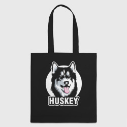 Шоппер 3D Собака Хаски Husky