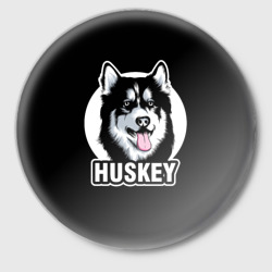 Значок Собака Хаски Husky