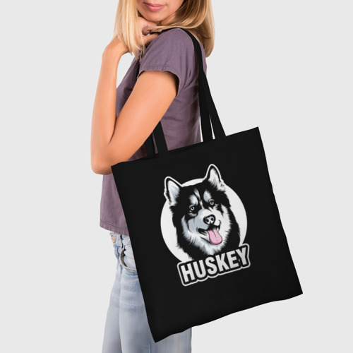 Шоппер 3D Собака Хаски Husky - фото 3