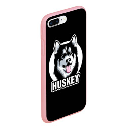Чехол для iPhone 7Plus/8 Plus матовый Собака Хаски Husky - фото 2