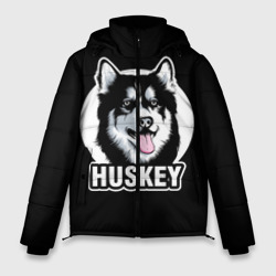 Мужская зимняя куртка 3D Собака Хаски Husky