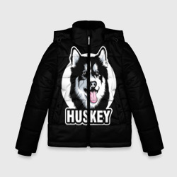 Зимняя куртка для мальчиков 3D Собака Хаски Husky