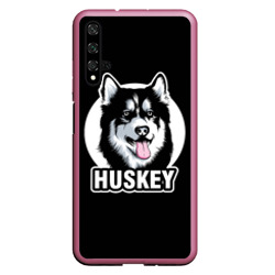 Чехол для Honor 20 Собака Хаски Husky