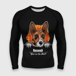 Мужской рашгард 3D Басенджи Basenji