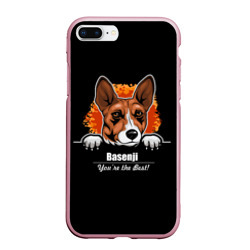 Чехол для iPhone 7Plus/8 Plus матовый Басенджи Basenji