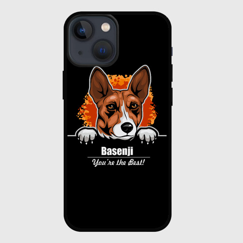 Чехол для iPhone 13 mini Басенджи Basenji