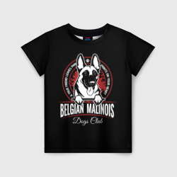 Детская футболка 3D Бельгийская Овчарка Малинуа