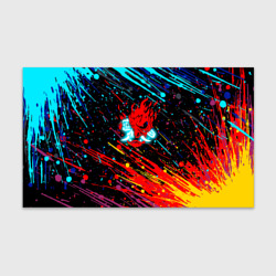 Бумага для упаковки 3D Cyberpunk 2077 Цветные брызги