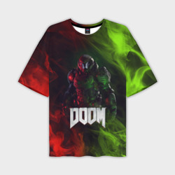 Мужская футболка oversize 3D Doomguy Doom