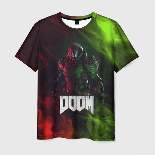 Мужская футболка 3D Doomguy Doom, цвет 3D печать