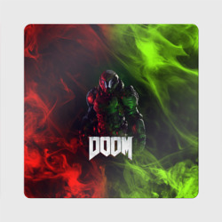 Магнит виниловый Квадрат Doomguy Doom