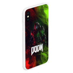 Чехол для iPhone XS Max матовый Doomguy Doom - фото 2