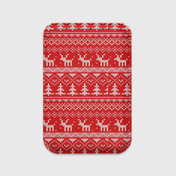 Картхолдер Magsafe магнитный Новогодний узор с оленями и елкой
