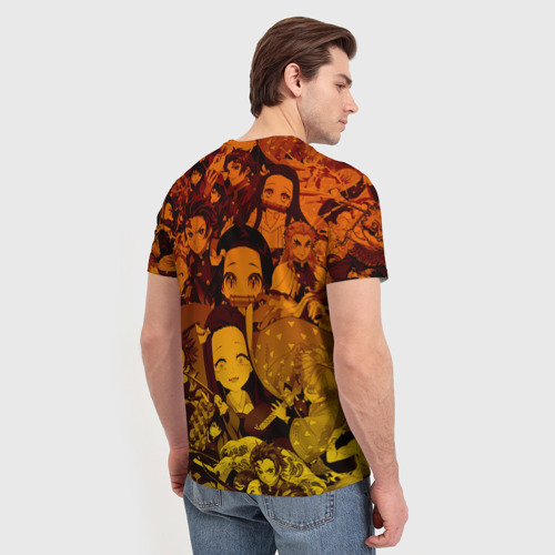 Мужская футболка 3D Зенитцу, Клинок рассекающий демонов, цвет 3D печать - фото 4