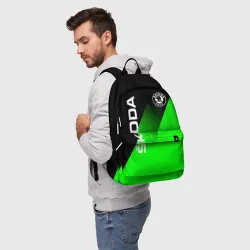 Рюкзак 3D Skoda green line style sport - фото 2
