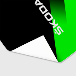 Бумага для упаковки 3D Skoda green line style sport - фото 2