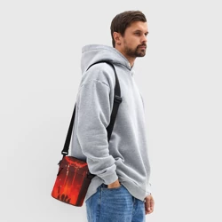 Сумка через плечо 3D Ghost of Tsushima самураи в огне - фото 2