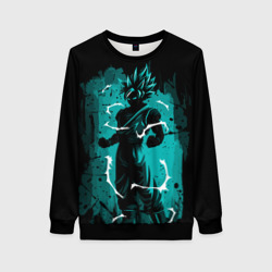 Женский свитшот 3D Ultra Goku, Гоку