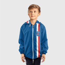 Детская ветровка 3D PSG sport stripes uniform - фото 2