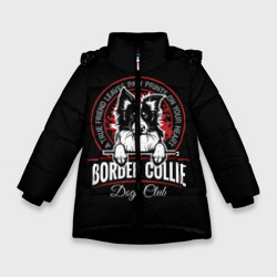 Зимняя куртка для девочек 3D Бордер-Колли Border Collie