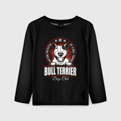 Детский лонгслив 3D Бультерьер Bull Terrier