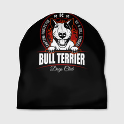 Шапка 3D Бультерьер Bull Terrier