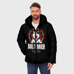 Мужская зимняя куртка 3D Бультерьер Bull Terrier - фото 2