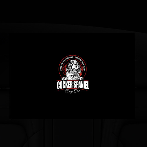 Наклейка на авто - для заднего стекла Кокер-Спаниель Cocker Spaniel - фото 5